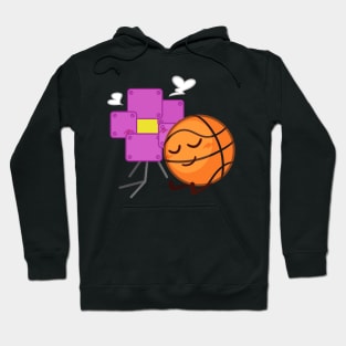 Robot Flower x Basketball Hoodie